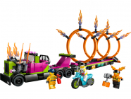 LEGO City - Tahač s ohnivými kruhy
