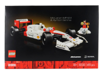 Lego Mclaren F1  Mp4/4 N 12 Ayrton Senna 1988 World Champion - 693 Pezzi - 693 Pcs 1:14 Červená Bílá