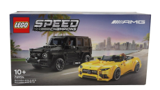 Lego Mercedes benz Lego - Set 2x G-class G63 Amg 2020 + S-class Sl63 Amg Spider 2022 Žlutá Černá