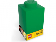 LEGO noční lampička Silikonová kostka zelená