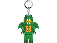 LEGO svítící klíčenka - Zelená dračice