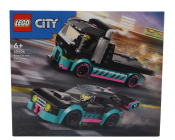 Lego Truck Lego City - Ramp Truck With Race Car - 328 Pezzi - 328 Pieces Černá Zelená