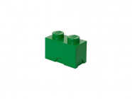 LEGO úložný box 125x250x180mm - tmavě zelený
