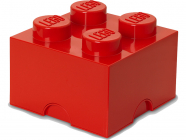 LEGO úložný box 250x250x180mm - červený