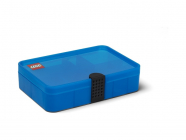 LEGO úložný box s přihrádkami - modrý