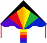 Létající drak Ecoline Simple Flyer Rainbow