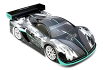 Lexanová karoserie čirá BLITZ 1/8 GT5 ZONDA včetně křídla, tlouštka 0,7mm