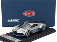 Looksmart Bugatti Divo 2018 1:43 Argent Lesklý - Stříbrný Karbon