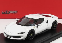 Looksmart Ferrari 296 Gtb Hybrid 830hp V6 2021 1:43 Bianco Cervino Bílá