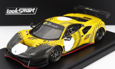 Looksmart Ferrari 488 Gt Modificata Club Competizioni Gt 2020 1:43, žlutá