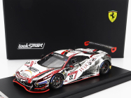 Looksmart Ferrari 488 Gt3 Evo 3.9l Turbo V8 Team Wtm Phoenix Racing N 22 24h Nurburgring 2021 Indy Dontje - Daniel Keilwitz - Jochen Krumbach - Georg Weiss 1:43 Bílá Červená Černá