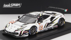 Looksmart Ferrari 488 Gte Evo 3.9l Turbo V8 Team Iron Lynx N 80 1:43, bílá