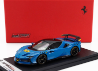 Looksmart Ferrari Sf90 Xx Stradale 2024 1:43 Azzurro Dino - Světle Modrá Černá Žlutá