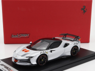 Looksmart Ferrari Sf90 Xx Stradale 2024 1:43 Bianco Artico - Bílá Met Oranžová Černá