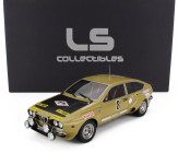 Ls-collectibles Alfa romeo Alfetta Gt Gr.2 (night Version) N 8 4th Rally Quattro Regioni 1975 Francesco Svizzero - Gianfranco Masetto 1:18 Giallo Piper Žlutá Černá