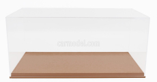 Luxbox Vetrina display box Base In Ecopelle Beige - Synthetic Leather Base Beige - Lungh.lenght 45.8 Cm  X Largh.width 25.1 Cm X Alt.height 20.6 Cm (altezza Interna Cm 18.5) 1:12 Beige
