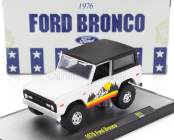 M2-machines Ford usa Bronco 1976 1:64 Bílá Černá