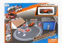 Maisto Accessories Diorama - Set Build Race Track With Car 1:43 Oranžově Šedá