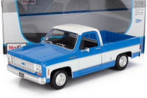 Maisto Chevrolet C-10 Pick-up Cheyenne Super 1974 1:18 Modrá Bílá