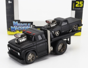 Maisto Chevrolet C-60 Flatbed Car Transporter 1966 With 454 Ss Pick-up Custom 1993 1:64 Black