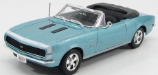 Maisto Chevrolet Camaro Ss 396 Convertible 1968 1:18 Světle Modrá Met