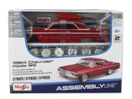 Maisto Chevrolet Impala Ss 1964 1:24 Red Met