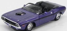 Maisto Dodge Challenger R/t 426 Hemi Convertible 1970 1:24 Fialová Se Potkala S Černou