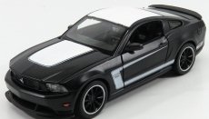 Maisto Ford usa Mustang Boss 302 Coupe 2012 1:24 Matná Černá Bílá