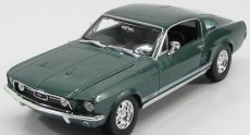 Maisto Ford usa Mustang Gta Coupe Fastback 1967 1:18 Green Met