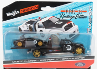 Maisto Ford usa Ramp Truck Wrecker With Ford Gt N 2 Heritage Edition 2017 1:64 Black