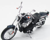 Maisto Harley davidson Fxdbi Dyna Street Bob 2006 1:12 Modrá Met Černá