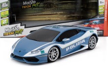 Maisto Lamborghini Huracan Lp610-4 Polizia Police 2014 1:14 Světle Modrá Bílá