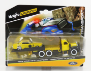 Maisto Mack B-61 Ramp Truck With Ford Usa Mustang 1965 1:64 Žlutá