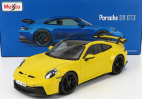 Maisto Porsche 911 992 Gt3 Coupe 2022 - Exclusive Carmodel 1:18 Žlutá