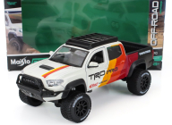 Maisto Toyota Tacoma Pick-up Trd Pro 2023 1:27 Bílá Červená Oranžová Šedá