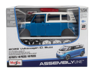 Maisto Volkswagen Id.buzz Minibus 2023 1:24 Světle Modrá S Bílou