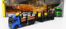 Maisto Volvo Fh16 Xl 750 Truck Trasporto Tronchi Trunk Transport 2018 1:64 Modrá Černá