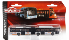 Majorette MAN Lion's City 6 Autobus Snodato A Soffietto 2010 1:64 Stříbrná Černá Oranžová