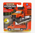 Matchbox GMC 3500 Attenuator Truck 2018 1:64 Oranžová Černá