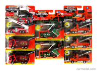 Matchbox Truck Set Assortment 8 Pieces - 2x Garbage King Xl - Scala Fire Engine - 3x Gmc 3500 - 2x C8500 Trimming 1:64 Různé
