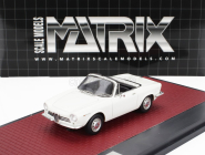 Matrix scale models Alfa romeo Giulia Gt Cabriolet Spider Prototipo 1963 1:43 Bílá