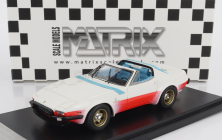 Matrix scale models Ferrari 365 Gtb/4 Nart Spider Open Michelotti Press 1974 1:43 Bílá Červená