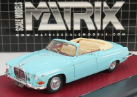 Matrix scale models Jaguar 420g Cabriolet Open 1969 1:43 Blue