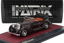 Matrix scale models Maybach Zeppelin Ds8 Cabriolet Open 1934 1:43 Brown