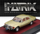 Matrix scale models Mercedes benz S-class 300sd Turbodiesel (w116) Usa Version 1977 1:43 Gold Met