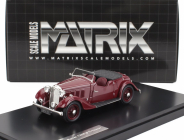 Matrix scale models Rover 12hp (p1) Tourer Cabriolet Open 1934 1:43 Bordeaux