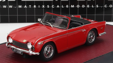Matrix scale models Triumph Tr5 Cabriolet Open 1967 1:43 Red