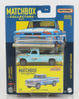 Mattel hot wheels Chevrolet C10 Longbed Pick-up 1964 1:64 Světle Modrá