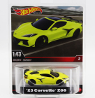 Mattel hot wheels Chevrolet Corvette Z06 Coupe 2023 - Blister Box 1:43 Žlutá
