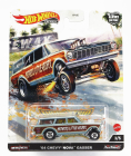 Mattel hot wheels Chevrolet Nova Sw Station Wagon Gasser 1964 1:64 Světle Modré Dřevo
